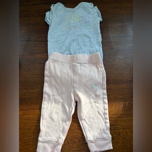 Puma Gray and Pink Baby Outfit